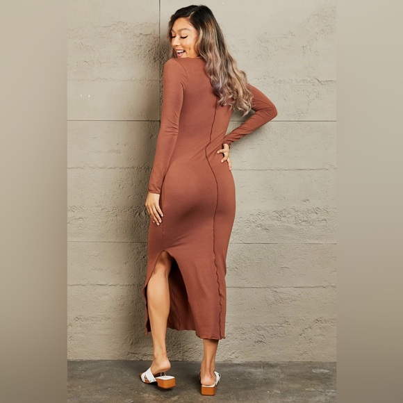 Culture Code For The Night Full Size Bodycon Dress - Picture 2 of 9